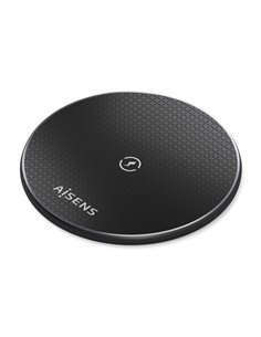 Aisens Cargador Inalambrico 15W - USB-C - Protocolo Qi - Protection Contra Sobretension, Sobretemperatura et sobrecorriente - Co