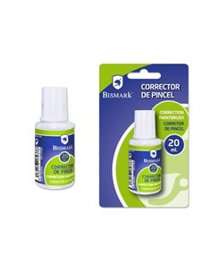 Bismark Liquido Correcteur 20ml - Séchage rapide - Aplicador de Pincel