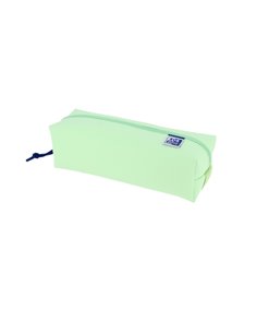 Oxford Live & Go Étui Cuadrado Grande - Material Acolchado - Goma Élastique Pour unirlo al Cahier - Couleur Vert