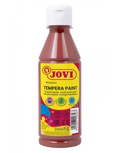 Jovi Tempera Paint Tempera Liquida 250ml - Base Eau - Lista Pour Usar - Alto Poder Cubriente - Séchage rapide - Excelente Fluide