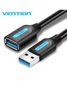 Vention CableTech Pro Extensor USB 3.0 - Haute vitesse de Transfert - Conductor de Cobre - Conexion Segura et Estable - Couleur 