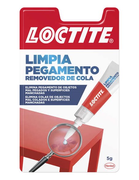Loctite Super Glue-3 Limpia Pegamento 5gr - Elimina Restos de Étiquettes Adhesivas, Restos de Pegamento en Objetos Mal Pegados e