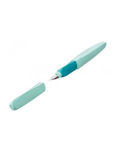 Pelikan Twist Pluma Estilografica - Pointe M - Usage Ambidiestro - Seccion Triangular Transversal - Comprend 2 Cartuchos de Encr