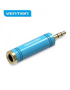 Vention Adaptateur Jack 3.5 Mâle à Jack 6.5 Femelle - Couleur Bleu