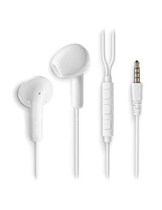 NGS CROSS FLIP Écouteurs Intraurales Avec Microfono - Jack 3,5mm - Boton Multifuncion - Couleur Blanc