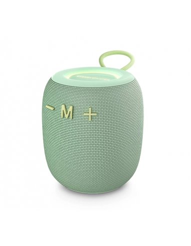 Energy Sistem Bloom Haut-parleur Bluetooth - 18h de Batterie - Luces LED - Tecnologia True Wireless Stereo - IPX6 - Couleur Vert