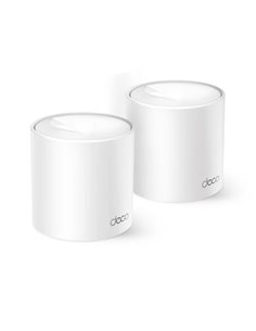 TP-Link Deco X10 Système WiFi Mesh AI de 2 Unidades WiFi 6 AX1500 Dual Band - Vitesse Jusqu'à 1500Mbps - 2 Puertos RJ-45
