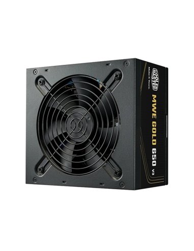 Cooler Master MWE V3 Alimentation 80+ Gold 650W - ATX 3.1 - PFC Activo - No Modular