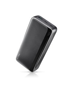 NGS QUIZ 20 Powerbank 20000mAh - 22.5W - PD 3.0 - QC 3.0 - 2x USB-C, 1x USB-À - Couleur Noir