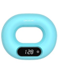 Cecotec Drumfit HandFit Smart Fortalecedor de Mano - Écran LED Intelligente - Resistencia de 14kg - Base Antidérapant - Lavable 