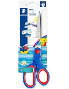 Staedtler Noris 965 Tijera Scolaire Pour Niños - Acier Inoxydable - Doux et Ergonomica - Corte de Qualité - Longueur 21cm