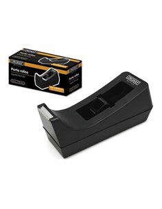 Ingraf Portarrollos Pr1 - Corps de Plastico Abs - Base de Caucho Antidérapant - Cuchilla de Acier - Couleur Noir