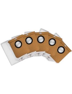 Cecotec Pack de 5 Bolsas de Recambio Pour Conga X50/X70/X100 - Instalacion Rapida - Couleur Blanc