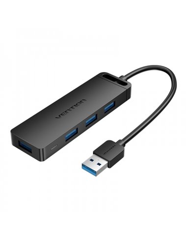 Vention HUB 4 en 1 USB 3.0 à 4xUSB3.0/MicroUSB/PD - 0.5m - Couleur Noir