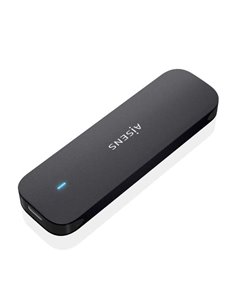 Aisens Boîte Externa M.2 (NGFF) ASM2-024B NVMe à USB3.2 GEN2 - Couleur Negra