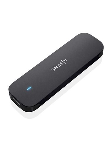 Aisens Boîte Externa M.2 (NGFF) ASM2-024B NVMe à USB3.2 GEN2 - Couleur Negra