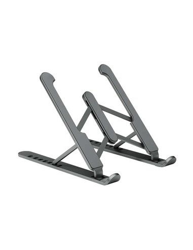 Aisens Support de Sobremesa Réglable Pour Portable / Tablet Foncé - Couleur Gris