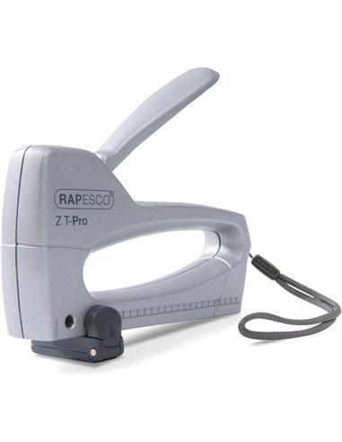 Rapesco Z T-Pro Clavadora/Agrafeuse - Pour Agrafes 53/6-8mm - Bloqueo du Mando - Visor du Nivel de Agrafes - Couleur Argent