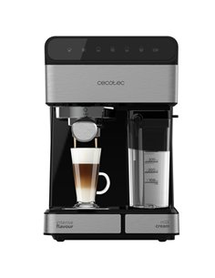 Cecotec Power Instant-Ccino 20 Touch Cafetera Espresso Semiautomatica - 1350W - Double Sortie - 20bar - Deposito de 1.4L - Tanqu