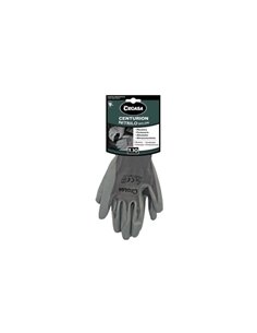 Cegasa Centurion Gants de Travail Taille 10 - Fabricados en Nylon Avec Recubimiento de Nitrilo en Paume et Dedos - Couleur Gris