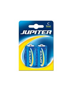 Jupiter Pack de 2 Pilas Salinas C R14 - Pilas Salinas Pour Aparatos de Bajo Consumo
