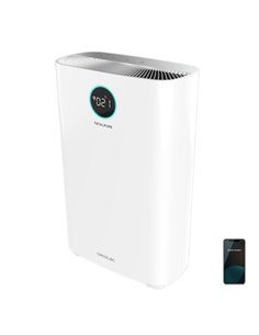 Cecotec TotalPure 2500 Connected Purificador de Aire - Potencia de 20W - Filtro de 3 Etapas - Cobertura Jusqu'à 65m3 - Control W
