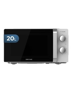 Cecotec Proclean 2010 Inverter Micro-ondes - Potencia de 700W - Capacité 20L - 5 Niveles de Coccion - Plato de 245mm - Temporiza