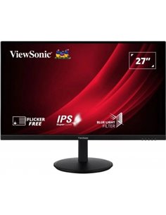 ViewSonic VG2709-2K-MHD-2 Monitor LED 27" IPS QHD HDR - Respuesta 4ms - Altavoces 5W - Réglable en Altura, Giratorio e Inclinabl