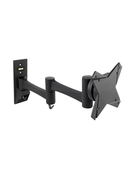 Tooq Support de Pared Avec Brazo Articulado Pour TV de 13"-27" - Giratorio e Inclinable - Gestion de Cables - Peso Max 15kg - VE