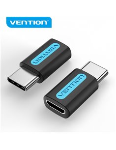 Vention Adaptateur USB-C Mâle à MicroUSB Femelle - Couleur Noir