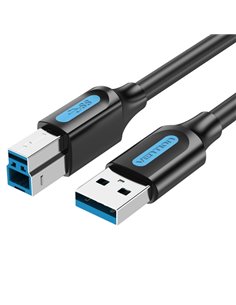 Vention Câble USB-À 3.0 à USB-B -0.5m - Couleur Noir
