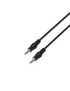 Aisens Câble Audio Estereo - JACK 3.5/M-JACK 3.5/M - 3.0m - Couleur Noir