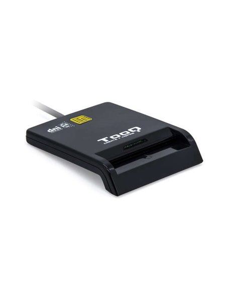 Tooq Lector de Tarjetas Inteligentes DNIe SIM USB-C - Couleur Noir