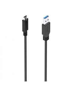 Aisens Câble USB 3.1 Gen2 10Gbps - Conector USB-C à USB-À - Charge Jusqu'à 3A - Transfert 10Gbps - Compatible Thunderbolt 3 - Co