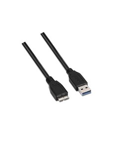Aisens Câble USB 3.0 - Tipo À Mâle à Micro B Mâle - 2.0m - Couleur Noir