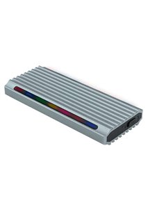Tooq Shinobi Carcasa Externa SSD M.2 NGFF/NVMe USB-À 3.1 Gen2 RGB