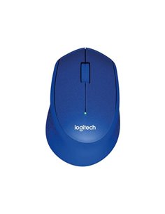 Logitech M330 Silent Plus Souris Inalambrico 1000dpi - Silencioso - 3 Botones - Usage Diestro - Couleur Bleu