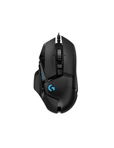 Logitech G502 Hero Souris USB 25600dpi - 11 Botones Programables - Iluminacion LED - Usage Diestro - Câble de 2.10m - Couleur No