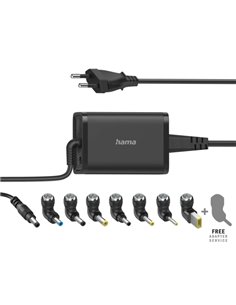 Hama Essential Alimentation Universal Pour Portable - Potencia 45W - Voltaje 15-19V - Câble de Entrée 1.2m - Câble de Sortie 1.1