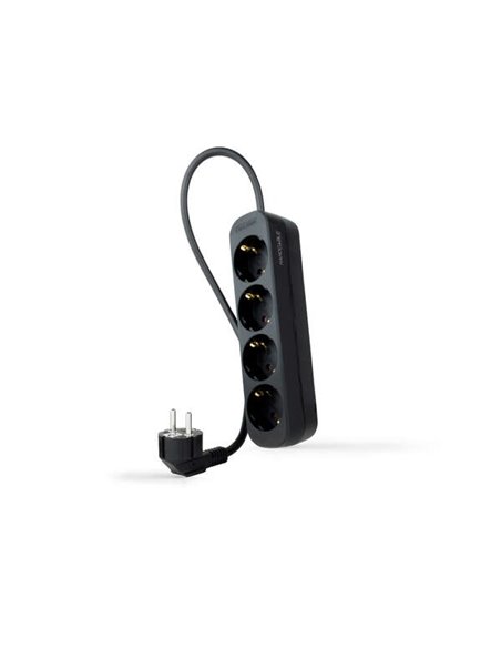 Nanocable Regleta 4 Tomas - 1.4m - Couleur Noir