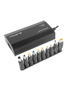 Tacens Anima ANBP100 Cargador Universal Pour Portable 100W - Conexion USB - 10 Adaptadores - 8 Opciones de Voltaje desde 12 à 24