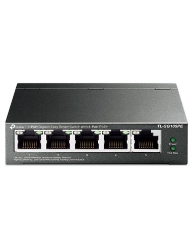 TP-Link TL-SG105PE Switch 5 Puertos 10/100/1000Mbps - POE
