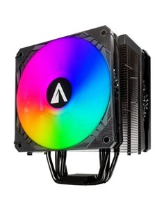 Abysm Gaming Snow IV ARGB Ventilateur CPU 120mm Avec Disipador 4 Heatpipes - Iluminacion ARGB - Vitesse Max. 1600rpm - Couleur N
