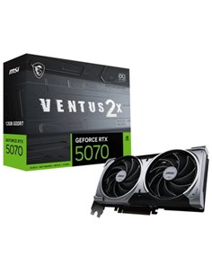 MSI GeForce RTX 5070 Ventus 2X OC Carte Grafica 12GB GDDR7 Reflex 2 RTX AI DLSS4