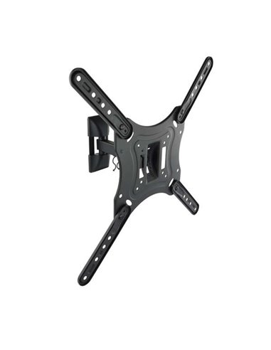 Tooq Support de Pared Avec Brazo Pour TV de 23"-55" - Giratorio e Inclinable - Gestion de Cables - Peso Max 30kg - VESA 400x400m