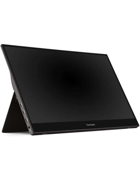 ViewSonic Monitor Tactil LED 15.6" IPS Full HD 1080p - 10 Puntos de Contacto - Respuesta 6.5ms - Altavoces 1.6W - Angulo de Visi