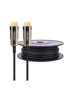 Nanocable Câble HDMI v2.0 AOC Mâle à HDMI v2.0 Mâle 100m - 4K@60Hz 18Gbps - Couleur Noir