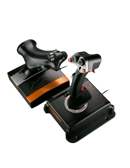 FR-TEC Palanca et Acelerador Raptor Mach1 Hotas Compatible Avec PC - Joystick et Acelerador - Control de Vitesse - Configuracion