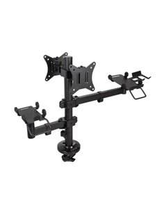 Tooq Support de Mesa Pour TPV/Imprimante/Pantallas/Terminal/Lector - Couleur Noir