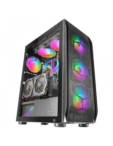 Mars Gaming MC-KX Boîte PC - Refrigeracion Maxima Avec 5 Ventiladores - Système CPU FREEZER - Compatible Avec Refrigeracion Liqu